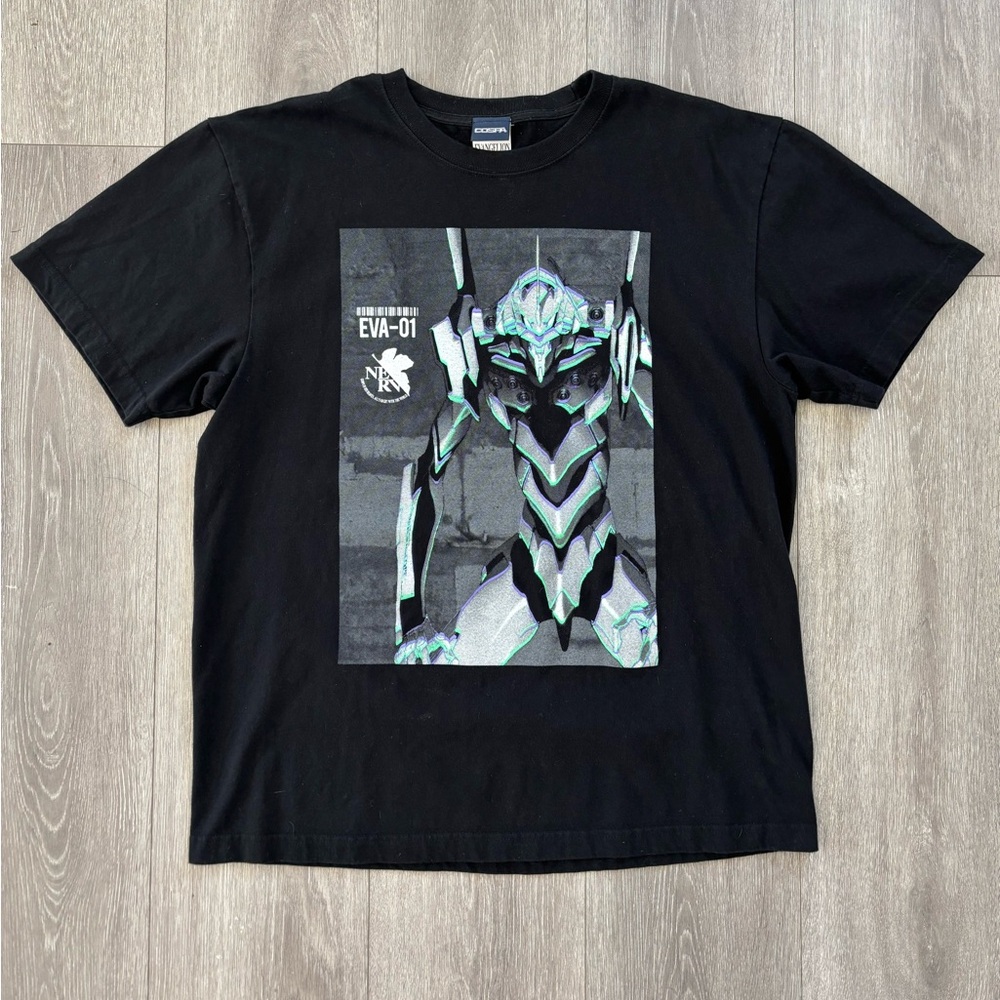 Rare HTF Evangelion x Cospa Unit‑01 T‑Shirt COSPA Official Japan XL 100% Cotton